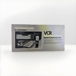 Vintage Nortronics VCR Maintenance Kit in Original Box New Video Clean Care Dust